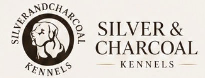 Silver and Charcoal Kennels Logo